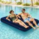 Надувний матрас Bestway 137&times;191&times;22 см ПВХ для сну вдома на дачі та кемпінгу синій 12005m фото 3