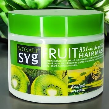 Wokali Fruit Kiwi Маска для волос 500 мл &mdash; Глубокое Питание и Восстановление 099N фото
