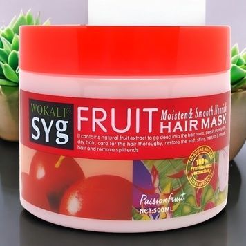 Wokali Passion Fruit Маска для волос 500 мл &mdash; Увлажнение и Сияние 0101N фото