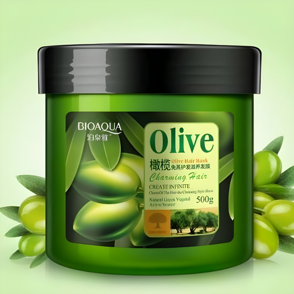 Bioaqua Olive Маска для волосся 500 мл &mdash; Живлення та відновлення 0104N фото