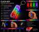 RGB брелок CLICK KEY 4 механические клавиши антистресс sm712 фото 2