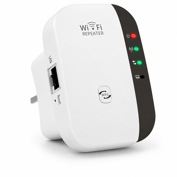 Розетковий Wi‑Fi репітер 300 Мбіт/с 2,4 ГГц з WPS та LAN neo3597 фото