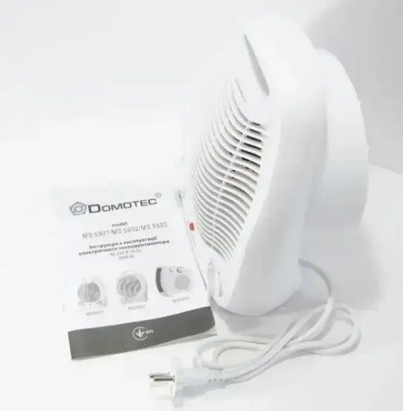 Тепловентилятор Дуйчик Domotec MS-5901, 2000 Вт, настольный напольный обогреватель 165J фото