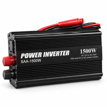 Інвертор / перетворювач / інвектор напруги SAA-1500W 12&rarr;230 В, 1500 Вт, пікова 2250 Вт dt150040 фото