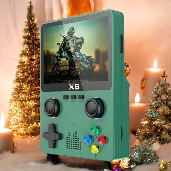 Игровая консоль "МаксГейм X6" с экраном 3,5" и 1000 играми 0129D фото