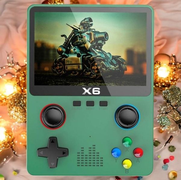 Игровая консоль "МаксГейм X6" с экраном 3,5" и 1000 играми 0129D фото