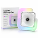 Вентилятор квадратний нічник G-Fan 2 в 1 з RGB підсвічуванням акумулятор USB Type-C 3 швидкості j6799 фото 1